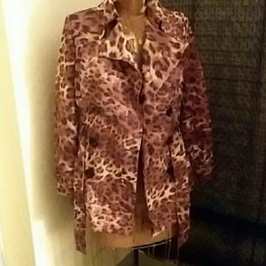 Behar NY leopard trench